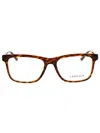 Versace Acetate Rectangular Women's Eyeglasses In Brown