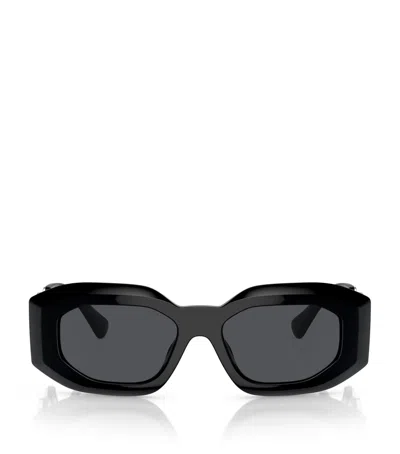 Versace Acetate Ve4455u Sunglasses In Black