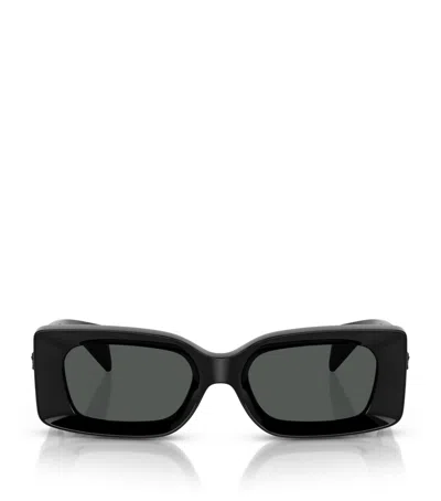 Versace Acetate Ve4474u Sunglasses In Black