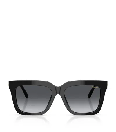 Versace Acetate Ve4498 Square Sunglasses In Black