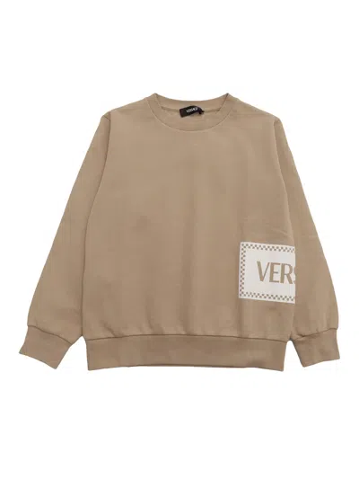Versace Kids' Activewear In Brown