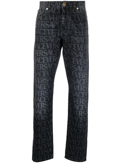 Versace Add A Touch Of Modern Luxury With These Iconic Black Jeans