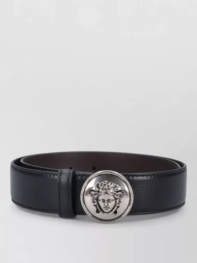 Versace Adjustable Belt Medusa Buckle Design In Pattern