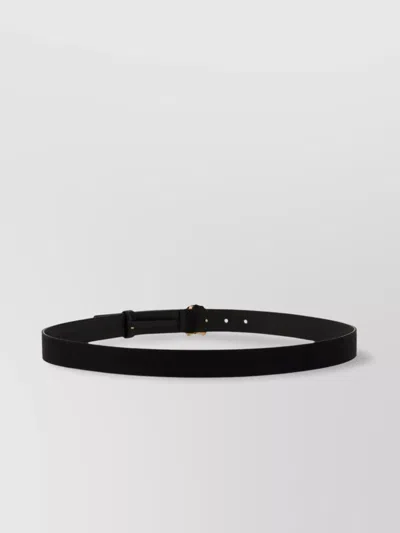 Versace Adjustable Textured Gold Buckle Belt