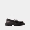 Versace Loafers Calf Leather Flat Shoes