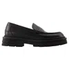 Versace Adriano Loafers -  - Leather - Black In Black
