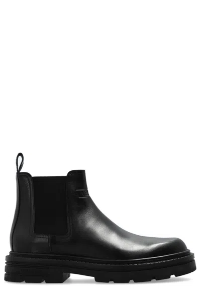 Versace Adriano Bottines Chelsea In Black