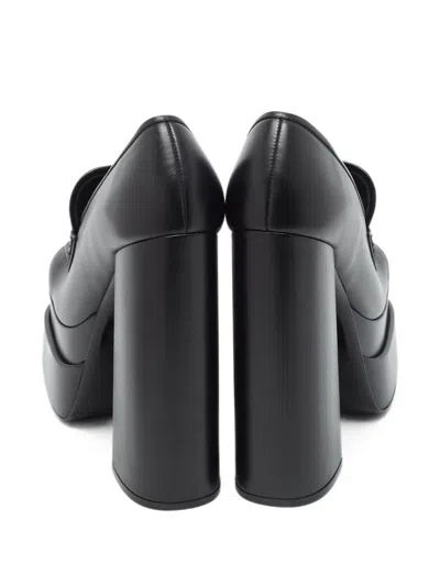 Pre-owned Versace Aevitas Platform Pumps In Black