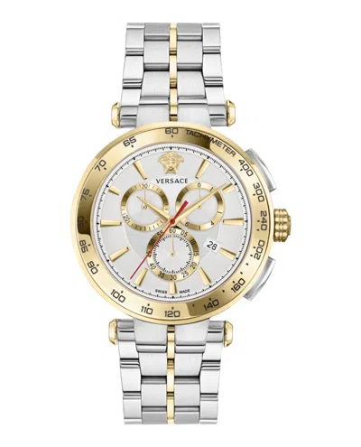 Versace Aion Chrono Bracelet Watch In Multi