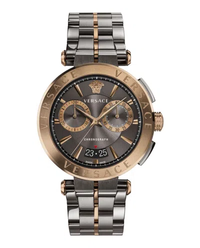 Versace Aion Chrono Bracelet Watch In Multi