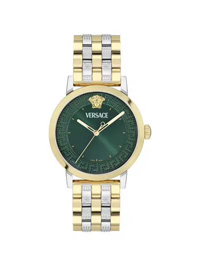 Versace Albireo 40mm Watch In Gold