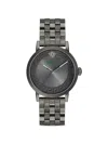 Versace Albireo Greca 40mm Watch In Black