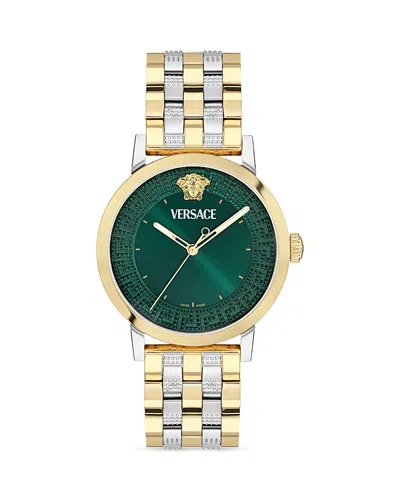 Versace Albireo Watch, 40mm In Green