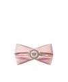 Versace Alia Bow Hair Clip In Pink