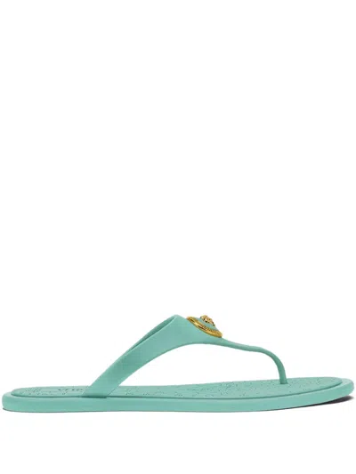 VERSACE ALIA EMBELLISHED FLIP-FLOPS