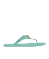 Versace Alia Sandales Plates En Caoutchouc