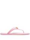 Versace Alia Medusa-accent Slides In Pink