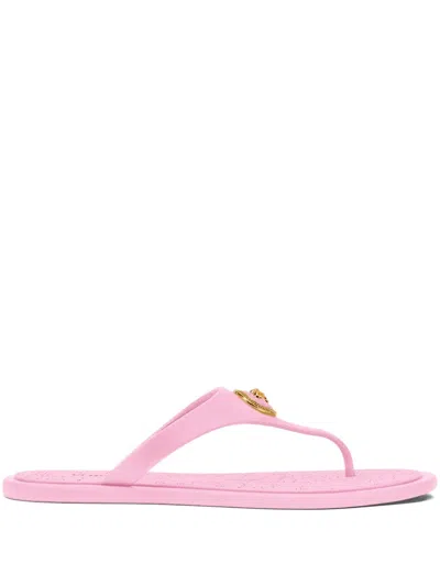 VERSACE ALIA METALLIC-DETAIL FLIP-FLOPS