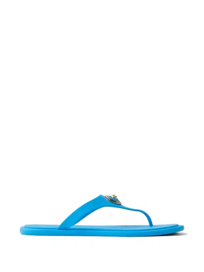 Versace Alia Sandales Plates En Caoutchouc In Multi