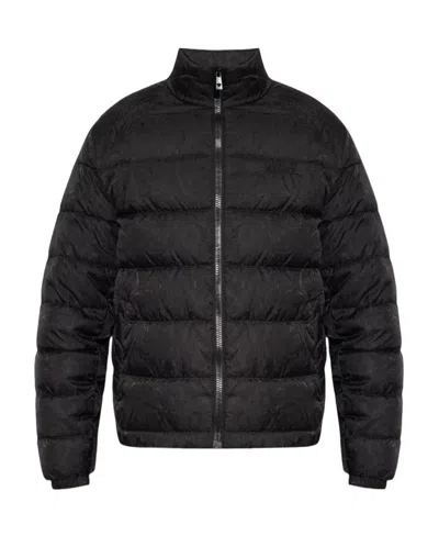 VERSACE VERSACE BAROCCO-PRINTED ZIPPED PADDED JACKET