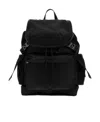 Versace Allover Backpack In Black