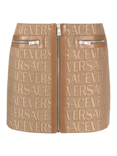VERSACE ALLOVER MINISKIRT