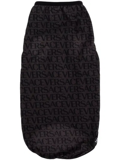 Versace Allover Pet Vest In Black