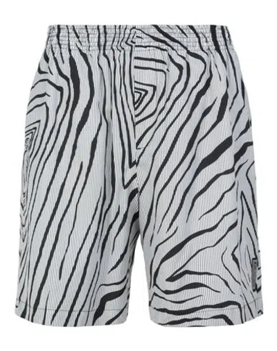 Versace Animal Print Shorts Man Shorts & Bermuda Shorts Multicolored Size 38 Cotton In Fantasy