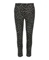 Versace Animal Printed Wool Blend Pants In Animal Print
