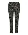 Versace Animal Printed Wool Blend Pants In Multi