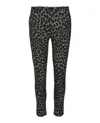 Versace Animal Printed Wool Blend Pants In Multi