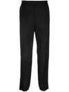 Versace Ankle Zips Track Pants In Black
