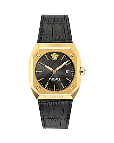 Versace Antares Watch, 44mm X 42mm In Ip Yellow Gold