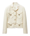Versace Wool Jacket In Brown