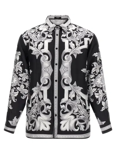 VERSACE ARCHITECTURAL BAROCCO SHIRT AND BLOUSE WHITE/BLACK
