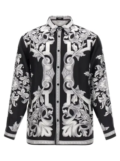 Versace Architectural Barocco Shirt In Multi