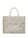 Versace Athena Barocco-jacquard Tote Bag In Neutrals