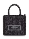 Versace Athena Baroque Tote Bag Extra Small In Black