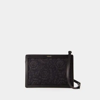 Versace Athena Purse In Black