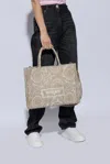 Versace ‘athena' Shopper Bag In Beige