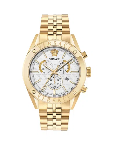 Versace Athletic Chronograph, 44mm In Gold