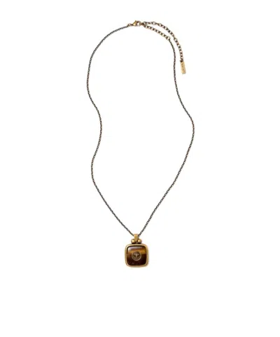 Versace Aura Necklace In Gold
