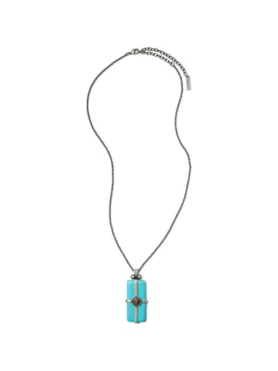 Versace Aura Necklace In Blue