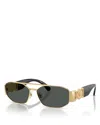 Versace Aviator Sunglasses, 58mm In Gold
