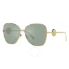 Versace Azure Mirror Silver Butterfly Ladies Sunglasses Ve2256 10029c 60
