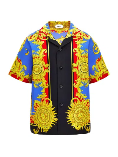 Versace Baby Boy's, Little Boy's & Boy's Barocco Short-sleeve Shirt In Multi