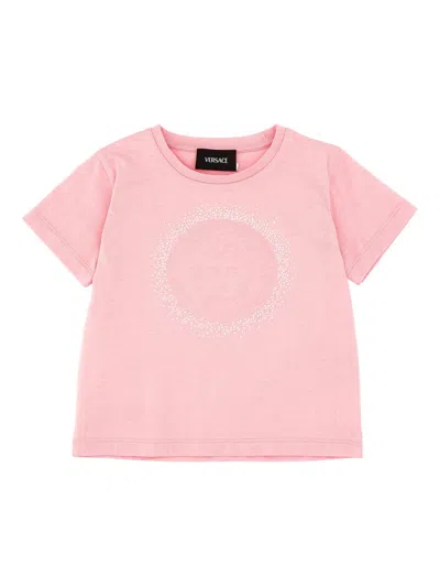 Versace Baby Girl's & Little Girl's Embellished Medusa T-shirt In Pink
