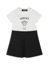 VERSACE BABY GIRL'S MEDUSA MILANO PRINT T-SHIRT DRESS