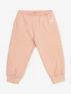 Versace Embroidered-logo Sweatpants In Pink