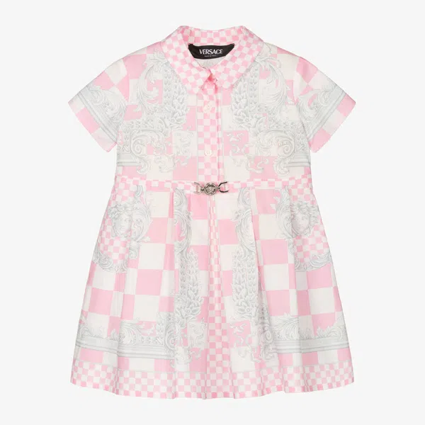 Baby Medusa cotton-blend dress